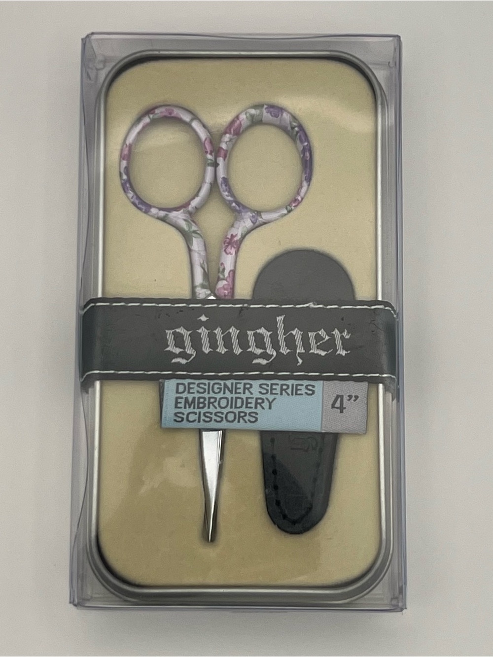 NIB Sealed Ginger Designer Series 4" Embroidery Scissors Ashley